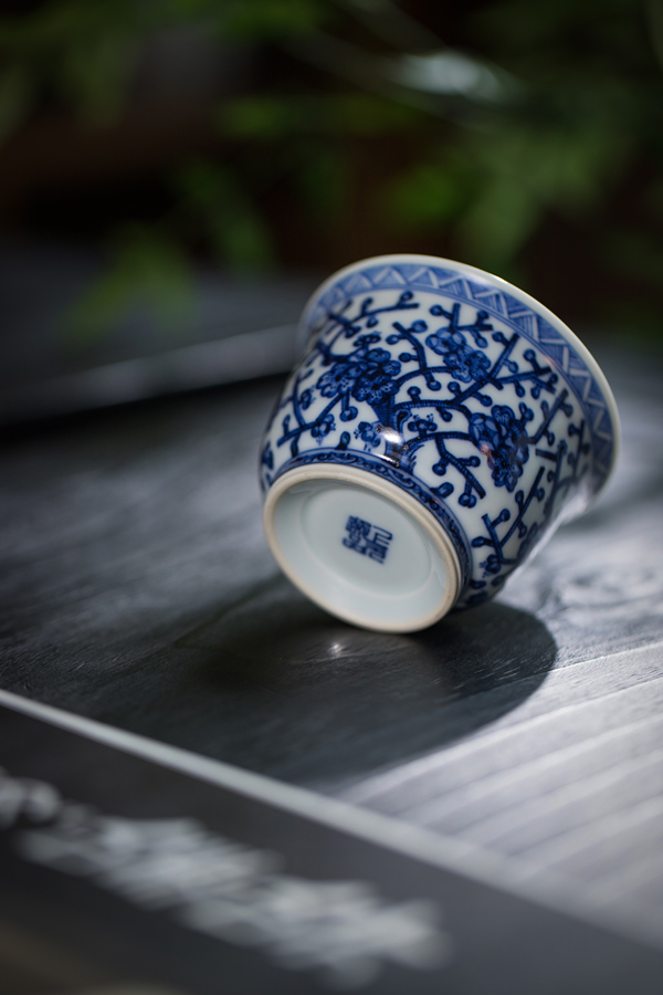 青花-仿明梅花杯